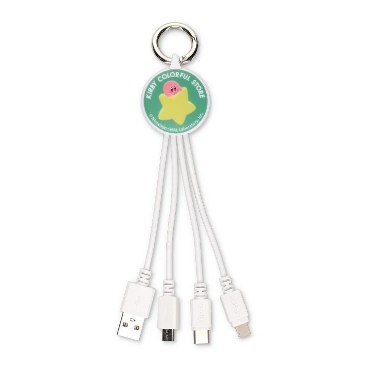 【星のカービィ】マルチ充電ケーブル（ワープスター）の商品画像