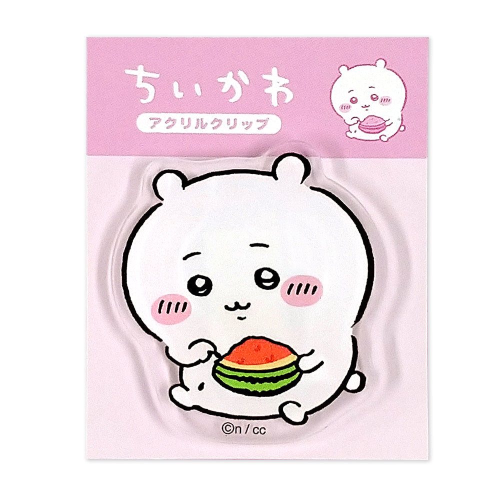 ちいかわ アクリルクリップ(ちいかわ・スイカ)の商品画像