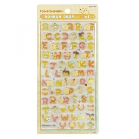 ボンボンドロップシール 文字 ポムポムプリンの商品画像