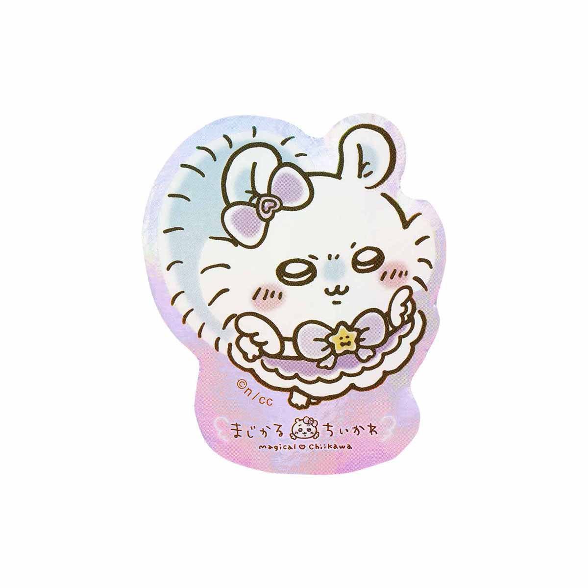 ちいかわ まじかるちいかわ スマホに貼れるサイズのホログラムステッカー(モモンガ)の商品画像