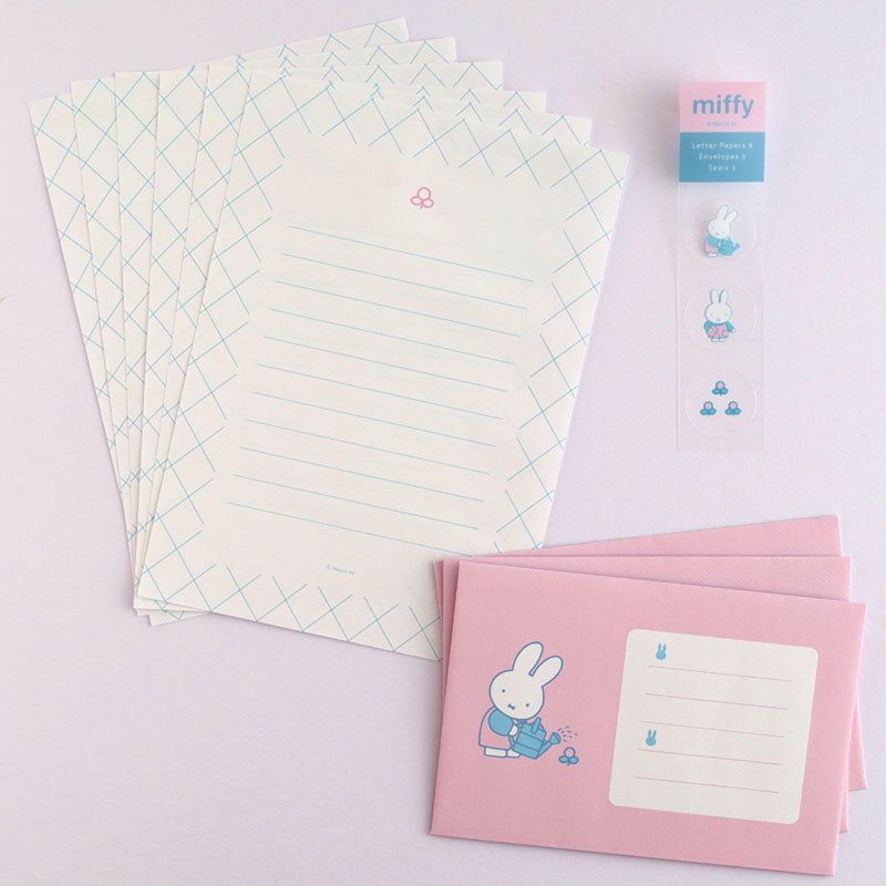 レターセット [pink・BM-479/flower] (with miffy)の商品画像