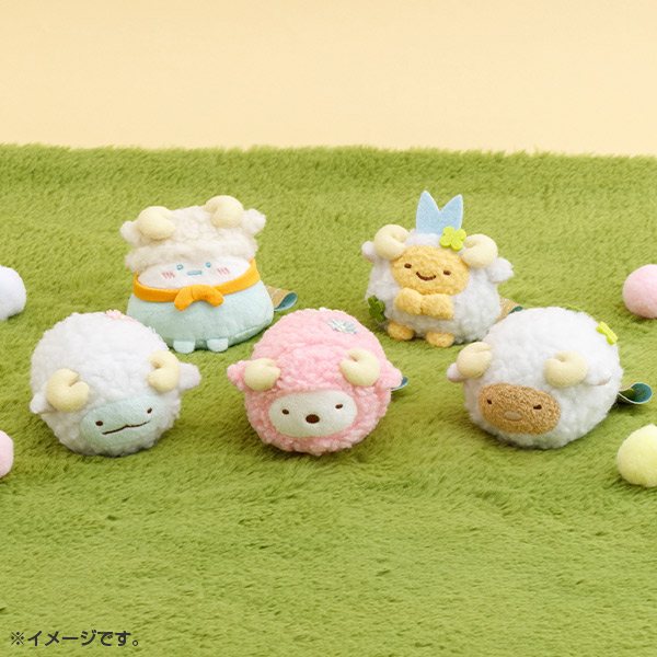 すみっコぐらし　お正月ぬいぐるみセットの商品画像