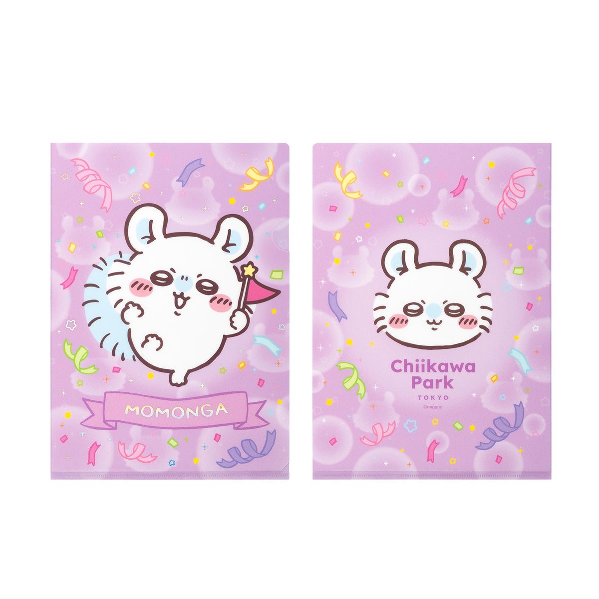 ちいかわ ちいかわパーク クリアファイル（モモンガ フラッグ）の商品画像