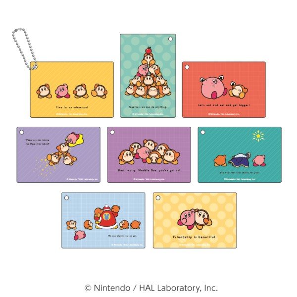星のカービィ カービィ play with ワドルディ スクエアキーホルダーコレクション【1BOX 8箱入り】の商品画像