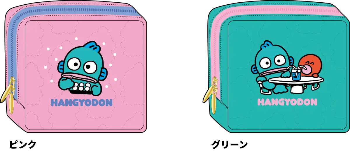 キルティングポーチ ハンギョドン ピンクの商品画像