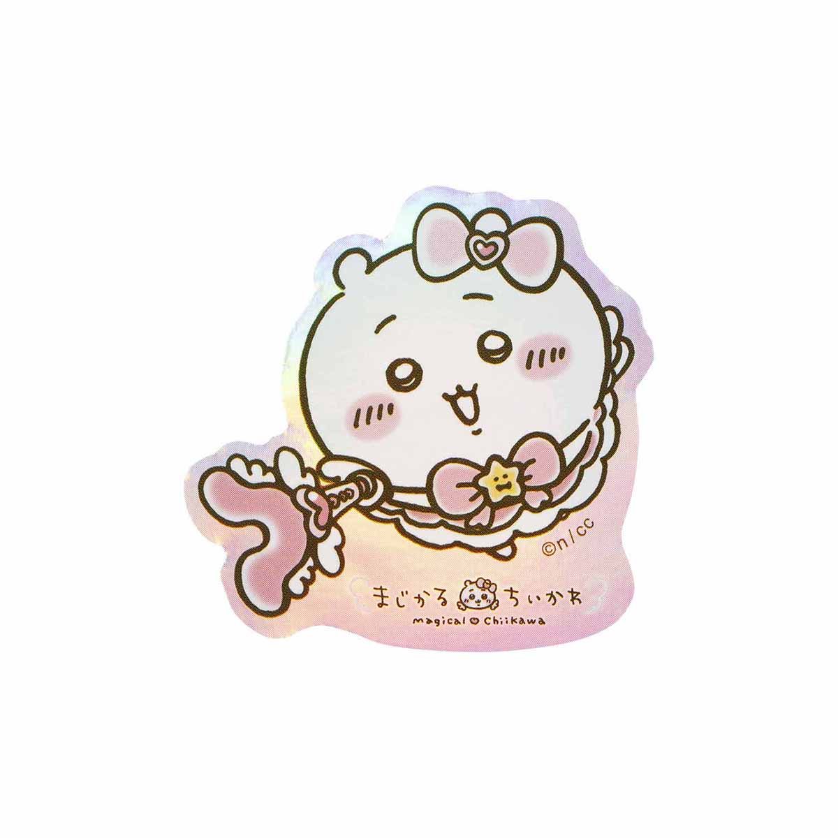 ちいかわ まじかるちいかわ スマホに貼れるサイズのホログラムステッカー(ちいかわ)の商品画像