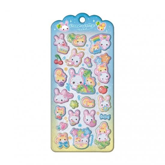 平成メモリー ドロップジェリーシール /フワフワらびちゃんの商品画像