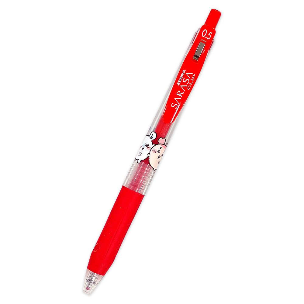 ちいかわ SARASAボールペン（モモンガと古本屋・赤）の商品画像