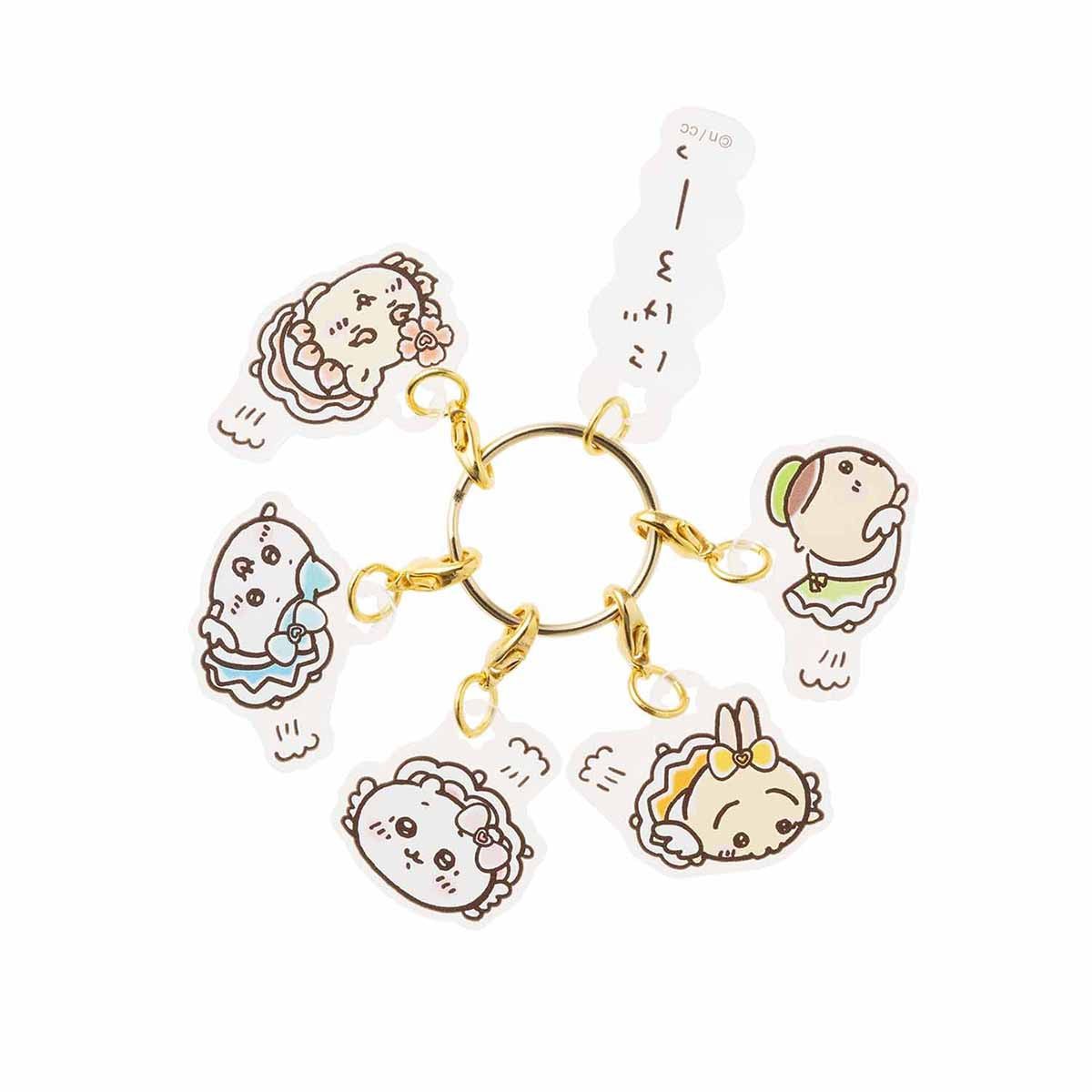 ちいかわ 超まじかるちいかわ にげろーっ!5連アクリルチャームの商品画像