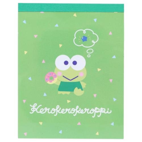 ミニメモ ミニミニメモ メモ帳 けろけろけろっぴ シンプルかわいいの商品画像