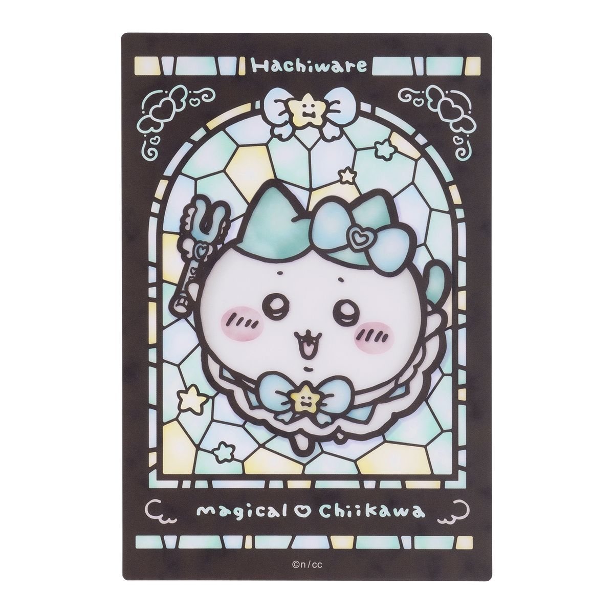 ちいかわ まじかるちいかわ ステンドグラス風クリアカード（ハチワレ）の商品画像