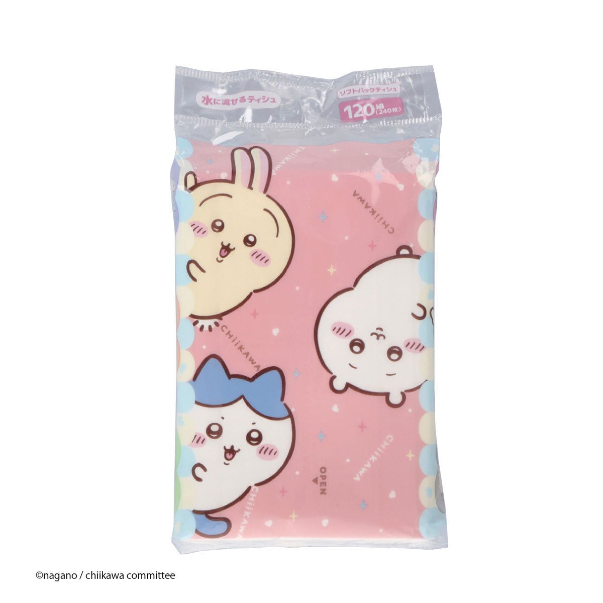 ちいかわ アニメ『ちいかわ』 ソフトパックティシュ120Wの商品画像