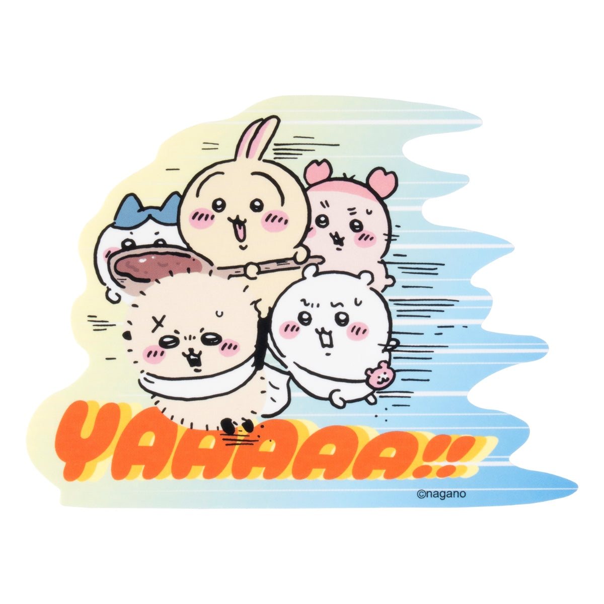 ちいかわ 映画ちいかわ 大きめステッカー（YAAAAA！！）の商品画像