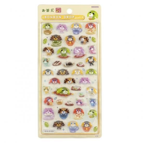 ボンボンドロップシール お茶犬 たべものの商品画像