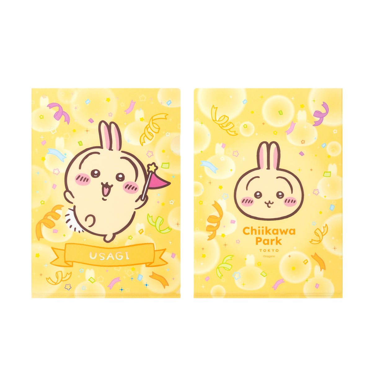 ちいかわ ちいかわパーク クリアファイル(うさぎ フラッグ)の商品画像