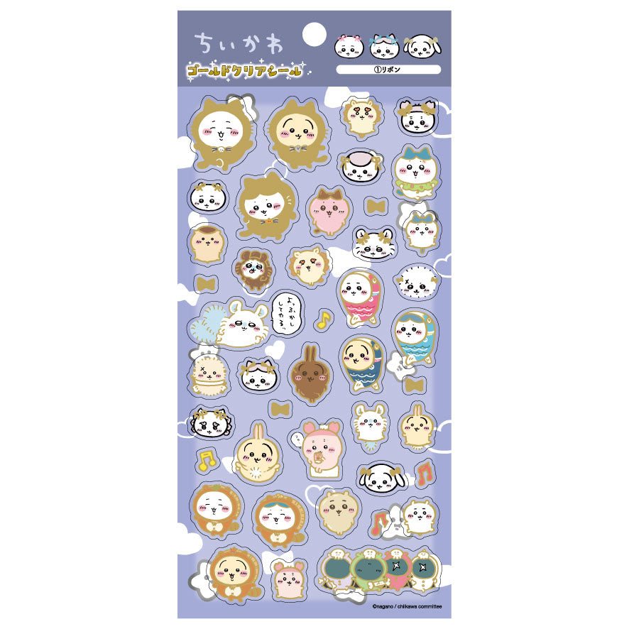 ちいかわ ゴールドクリアシール（1）リボンの商品画像