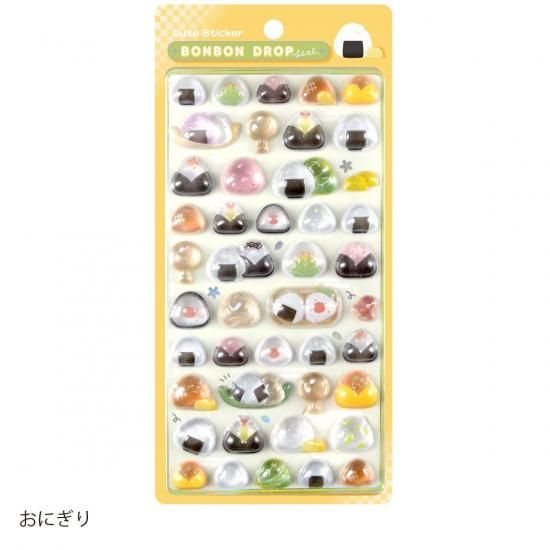 和柄・ボンボンドロップシール おにぎりの商品画像